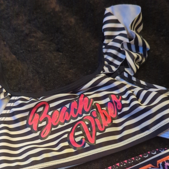 Three girls bikinis Trendy Kids Swim Bikinis Set - Picture 7 of 12